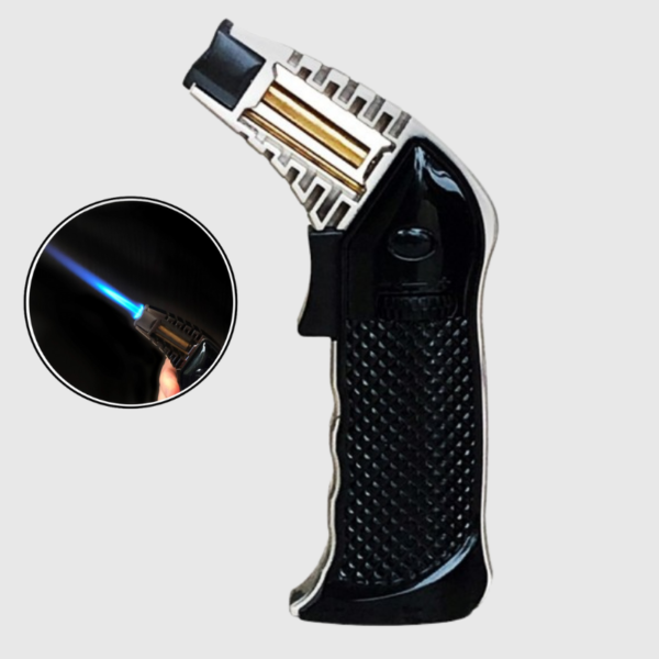 The Bazooka black pistol lighter